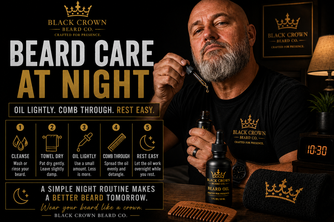 Beard Care at Night: Should You Use Beard Oil Before Bed?