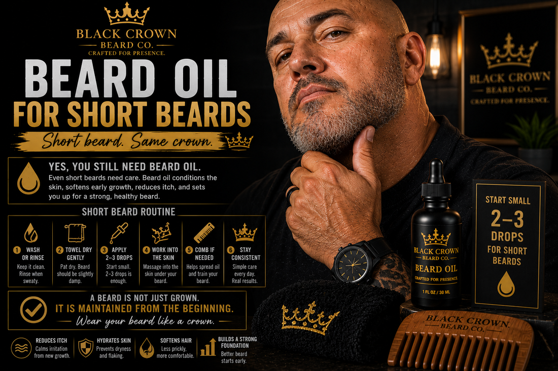 hot weather beard care, summer beard care, beard oil, beard care, beard routine, sweat, humidity, men’s grooming, Black Crown Beard Co