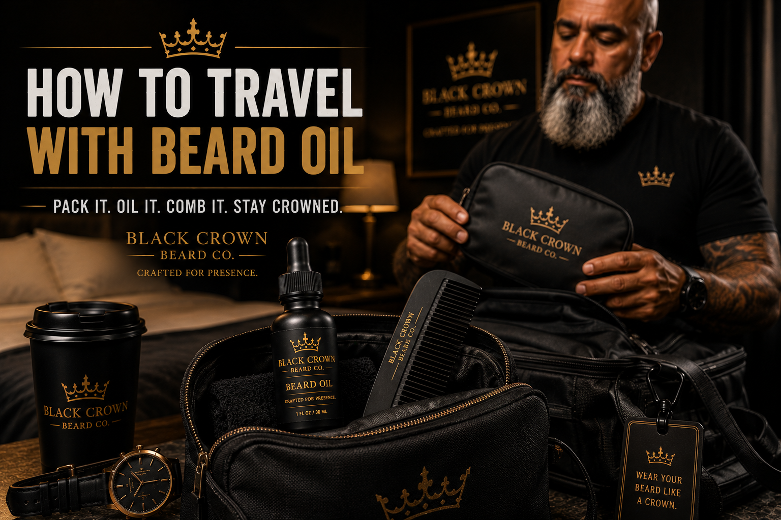 How to Travel With Beard Oil