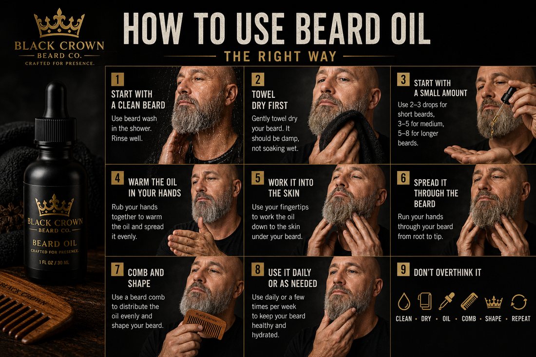 How to Use Beard Oil the Right Way