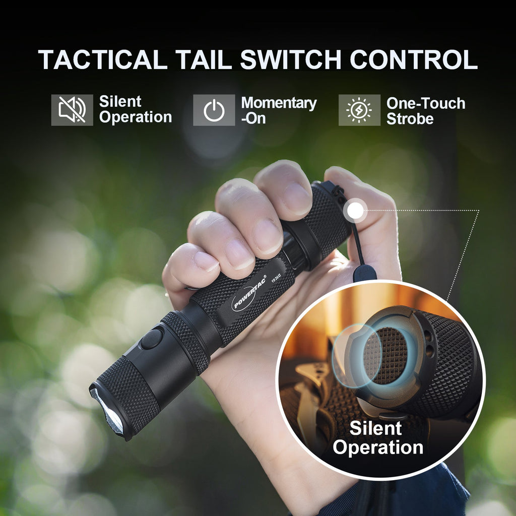 Powertac M5 Gen3 Tactical EDC Flashlight – 2,030 Lumens