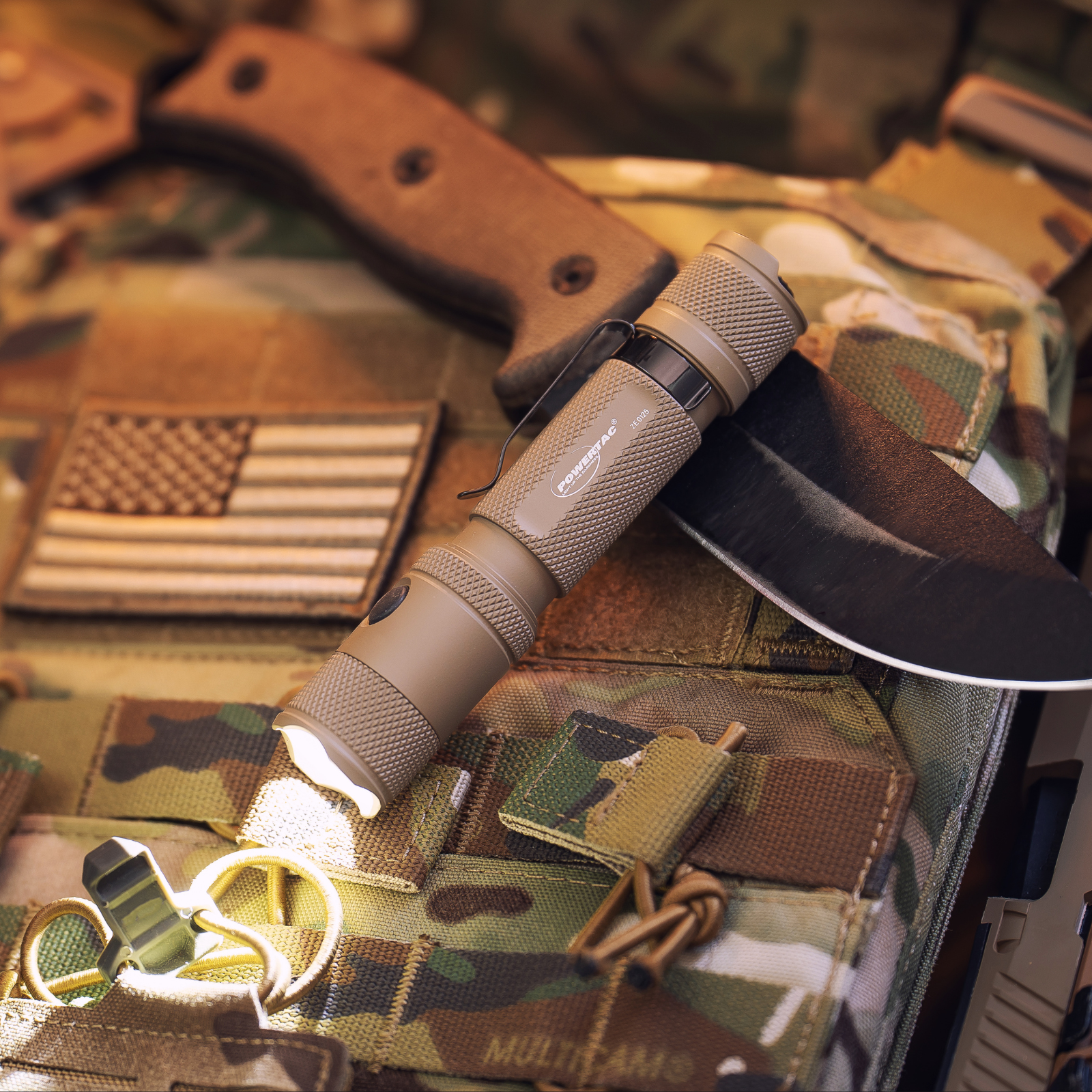 Powertac M5 Gen3 Tactical EDC Flashlight – 2,030 Lumens