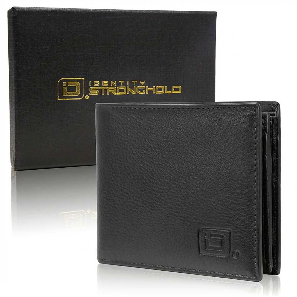 Men’s RFID 10-Slot Bifold Wallet