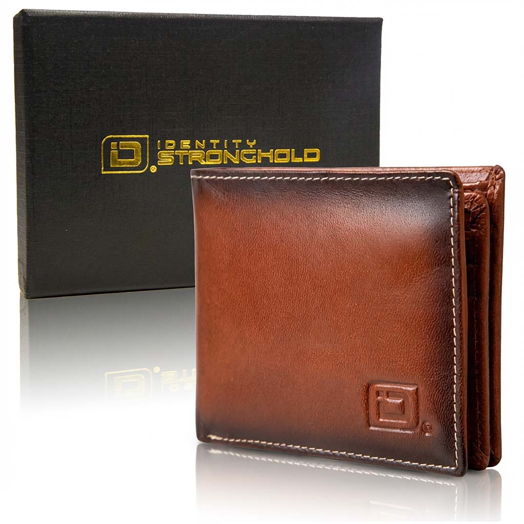 Men’s RFID 10-Slot Bifold Wallet