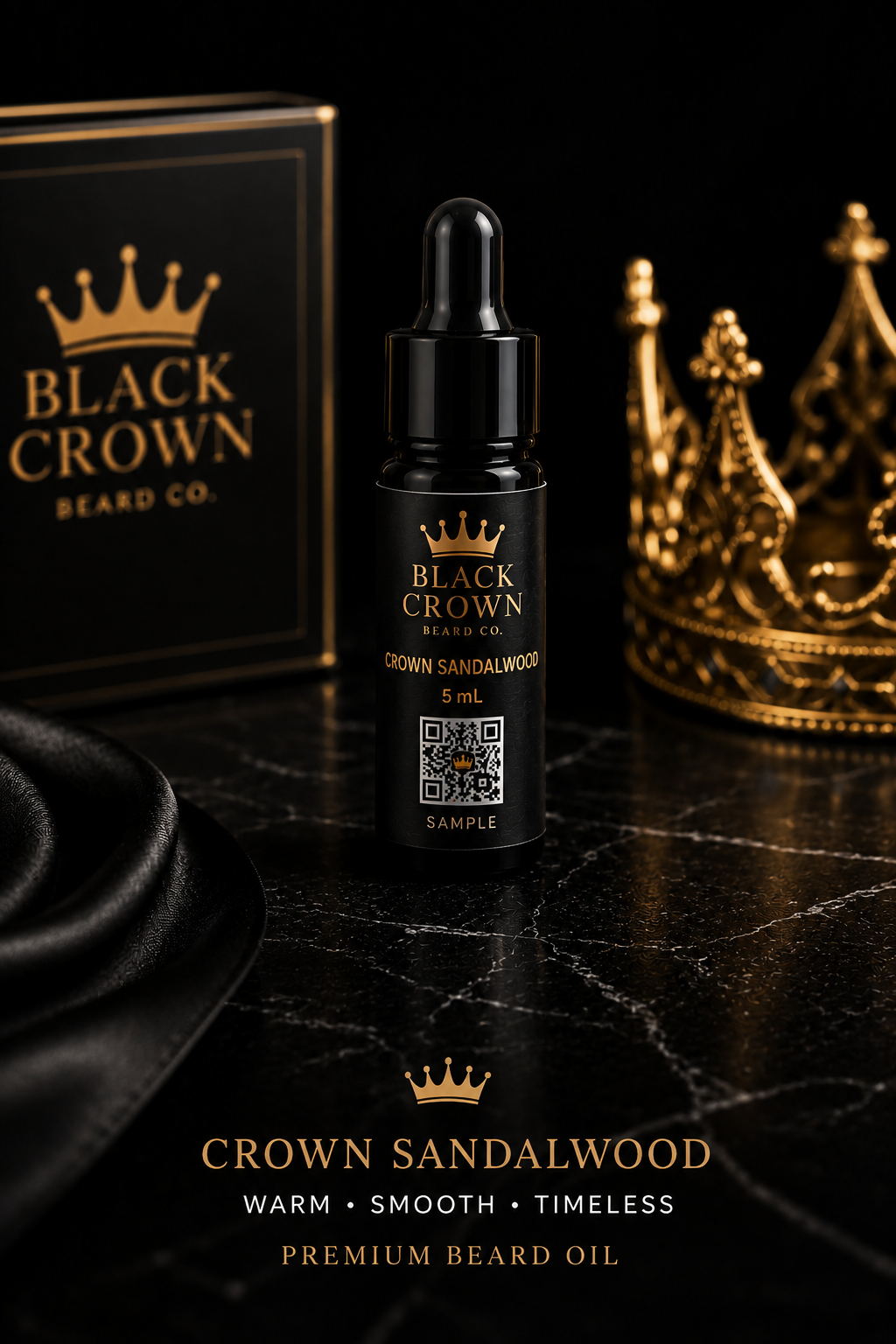 👑 Black Crown Discovery Pack – Try All 4 Signature Scents
