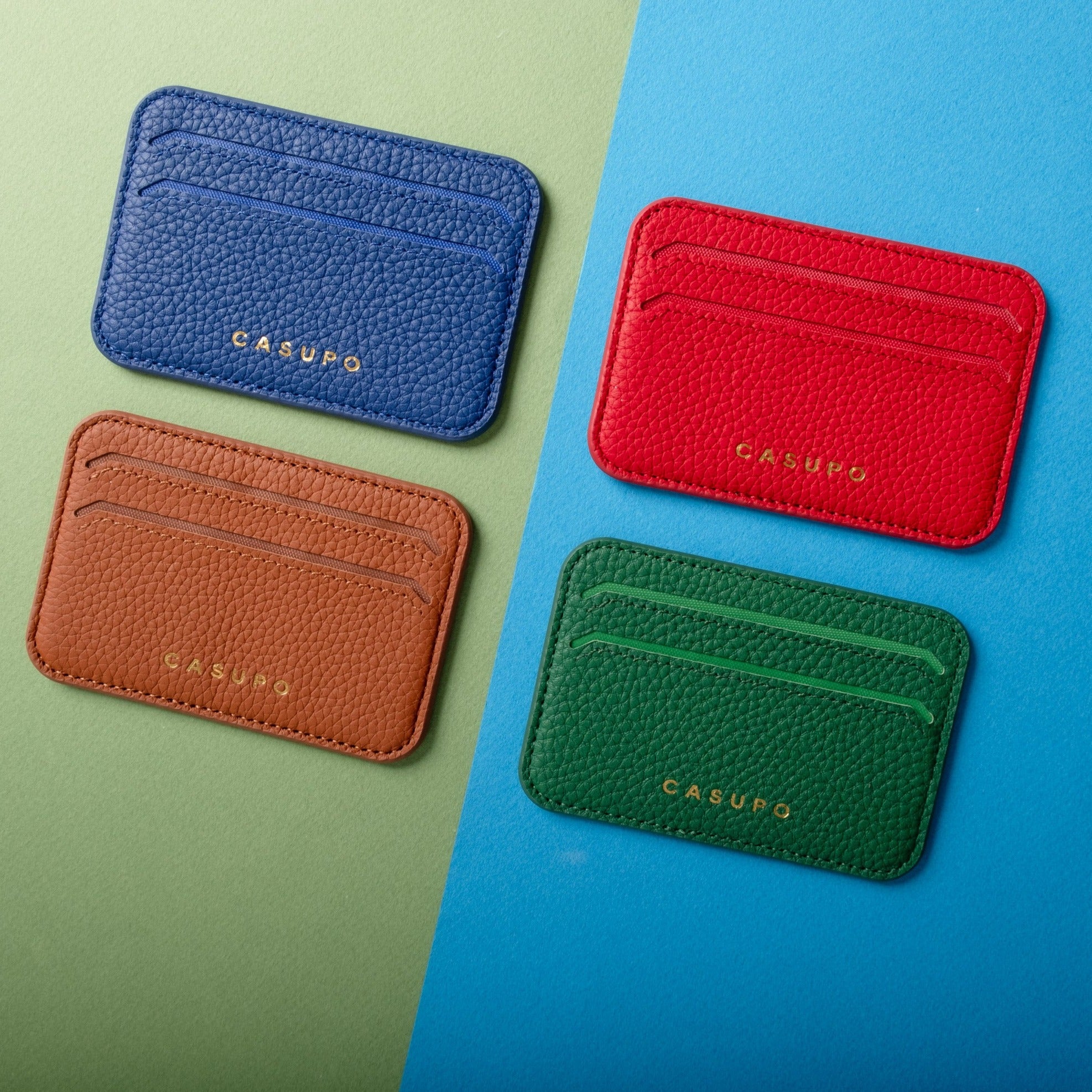MagSafe RFID Leather Card Wallet – Cobalt