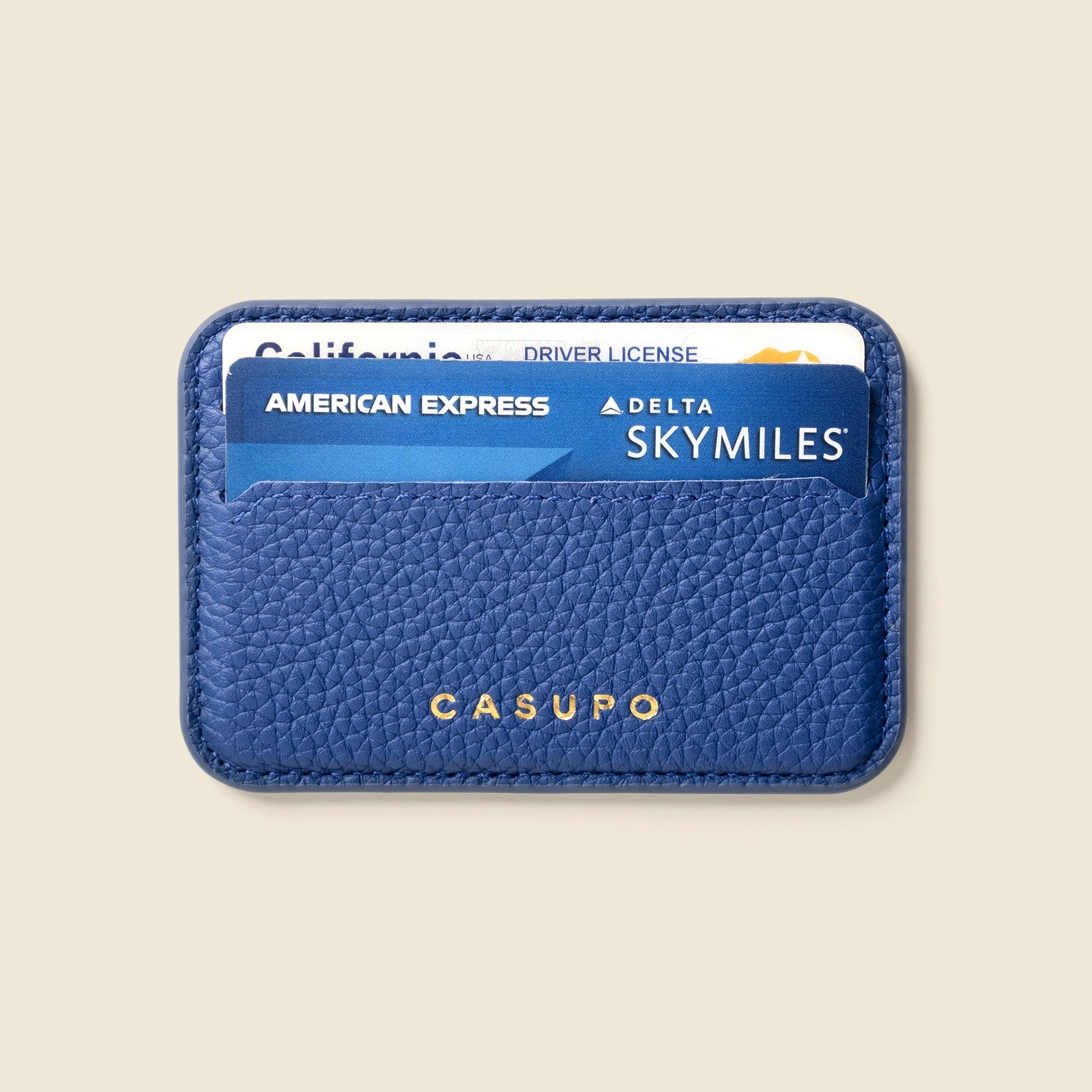 MagSafe RFID Leather Card Wallet – Cobalt