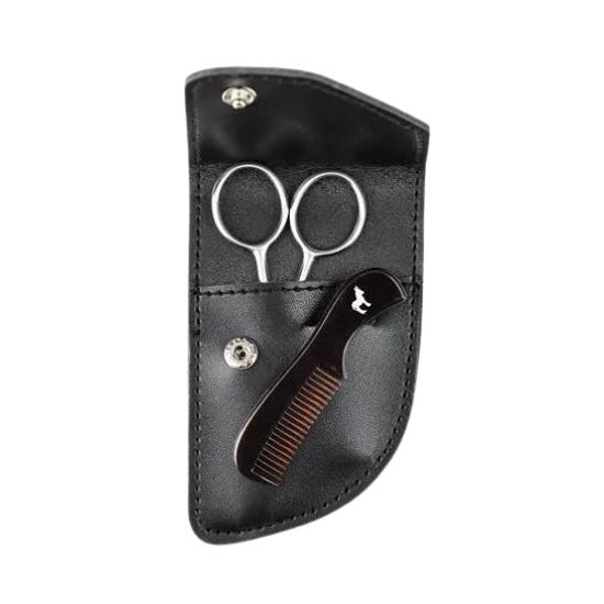 Beard Comb & Precision Scissors Kit