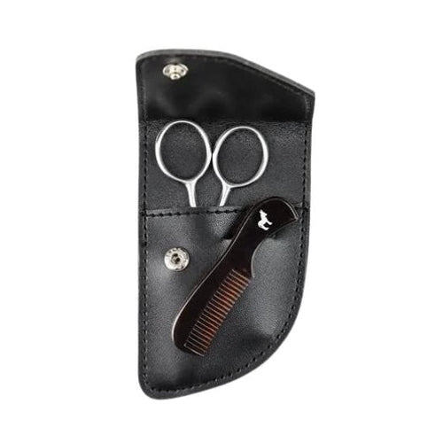 Beard Comb & Precision Scissors Kit